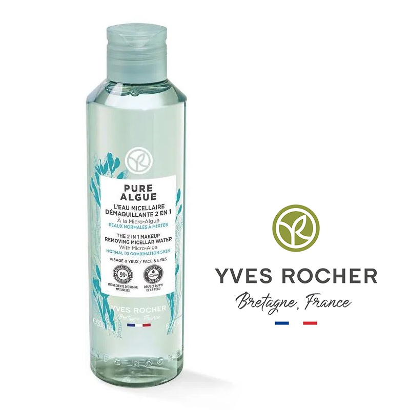 Odličovací micelární voda Yves Rocher 2v1, 200 ml