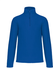 Krtk fleecov bunda na zip KA912, modr