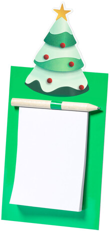 Poznmkov blok s magnetkou Trexa, zelen