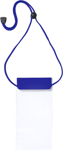 Vododoln obal na mobil Splash, modr, prhledn