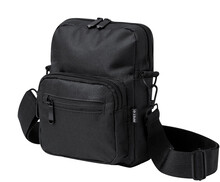 RPET crossbody taška Otria, černá