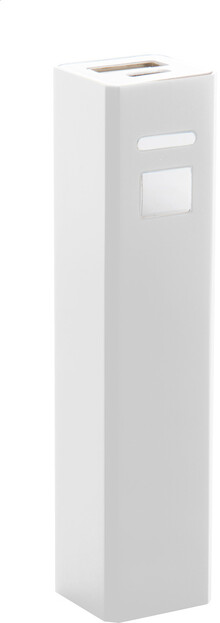 USB power banka Balzur, bílá