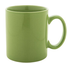 Barevn keramick hrnek Kolomu, limetkov zelen