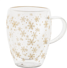 Vnon sklenn termohrnek Snostro, prhledn