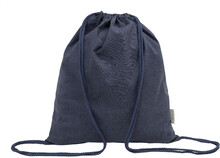 Vak se stahovac� ���rkou z recyklovan� bavlny Dropex, tmav� modr�