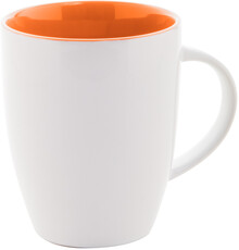 Hrnek Maia, oranžová, bílá