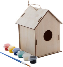 DIY ptačí budka TItmice, přírodní
