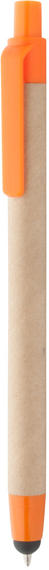 Dotykov� kuli�kov� pero Tempe, p��rodn�, oran�ov�