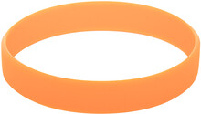 Silikonový náramek Wristy, oranžová