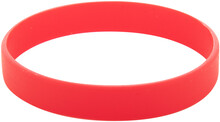 Silikonový náramek Wristy, červená