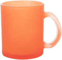 Sklenn hrnek - 300 ml Forsa, oranov
