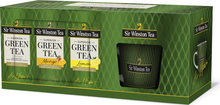 GREENWIN Kolekce 3 druh� zelen�ch �aj� s hrnkem