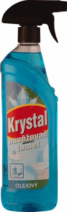 KRYSTAL VONNÝ OLEJ NA WC 750ml s rozpraš. modrý