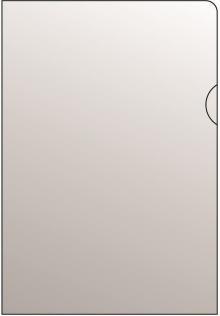 Obal L Karton PP A5, palcov vsek, 120 mic, ir