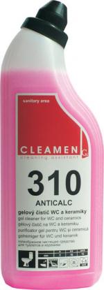 CLEAMEN 310 na WC, gelový, 750ml, čistící a dezinfekční
