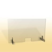 Ochranná clona plexi 8 mm OC 1000 V, š 1000 * v 900 mm, otvor š 260 * v 150 mm