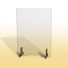 Ochranná clona plexi 8 mm OC 650 M, š 650 * v 900 mm, otvor š 260 * v 30 mm