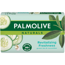 Toaletn mdlo Palmolive Naturals, zelen aj a okurka, zelen, 90 g