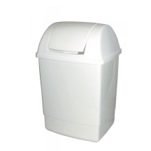 Odpadkov ko 12 l, plastov, hranat, s vkem, mix barev