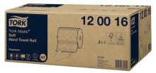Papírové ručníky v roli Tork Matic Premium 120016, bílé, 2 vrstvy, systém H1