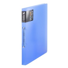 Poada Karton PP Opaline A4, mkk desky, 2 krouky, modr