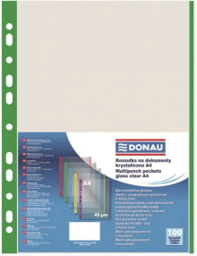 Euroobal Donau A4, typ U, 40 mic, hrub, zelen okraj, 100 ks