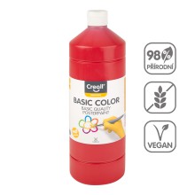Temperové barvy Creall 1 l, červená