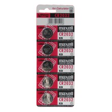 Baterie Lithiov�, CR2032, 3V, Maxell, blistr, 5 bateri�