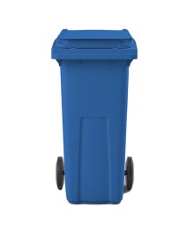 Popelnice na tříděný odpad 120 l, plastová, modrá