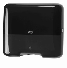 Zásobník na papír. ručníky Tork Singlefold mini 553108, černý, systém H3