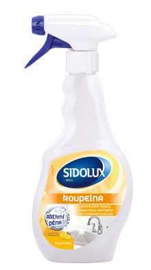 �ist�c� prost�edek na koupelny Sidolux, aktivn� p�na, 500 ml