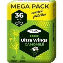 D�msk� vlo�ky Carin Ultra Wings Camomile, 36 ks
