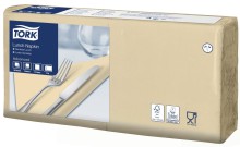 Ubrousky Tork 477206, ob�dov�, 2vrstv�, 33 x 33 cm, slonov� kost, 200 ks