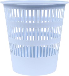 Odpadkov� ko� Donau 12 l, plastov� s d�rov�n�m, pastelov� modr�
