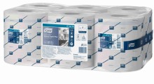 Pap�rov� ut�rky Tork Reflex 473472, 2vrstv�, st�edov� odv�jen�, b�l�, 6 ks, syst�m M4