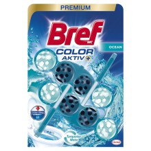 Z�v�sn� WC blok Bref Power Aktiv, oce�n, 2 x 50 g