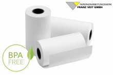 Termokotou�ek do pokladny 57 x 35 x 12 mm, b�l�, 48 g/m2
