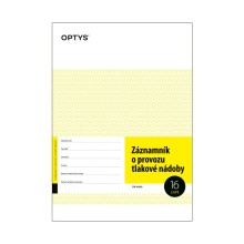 Z�znamn�k o provozu tlakov� n�doby, A4, 16 list�