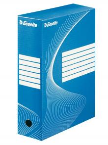 Krabice archivační Esselte Standard  A4, 10 x 35,2 x 25 cm, modrá