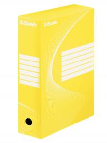 Krabice archivační Esselte Standard  A4, 10 x 35,2 x 25 cm, žlutá