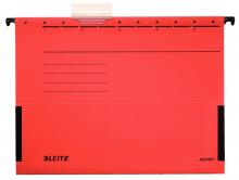 Desky zvsn Leitz ALPHA A4, s bonicemi, erven