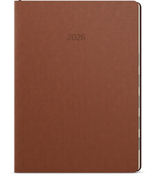 Diář denní MAXIM B5, hnědá
