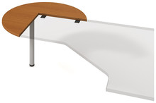 Přístavný stůl<br>FP 21 L<br>pr100cm levý